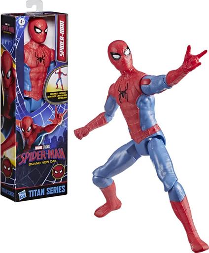 Spiderman Titan Series Brand New Day Personaggio Articolato Spiderman 30 Cm