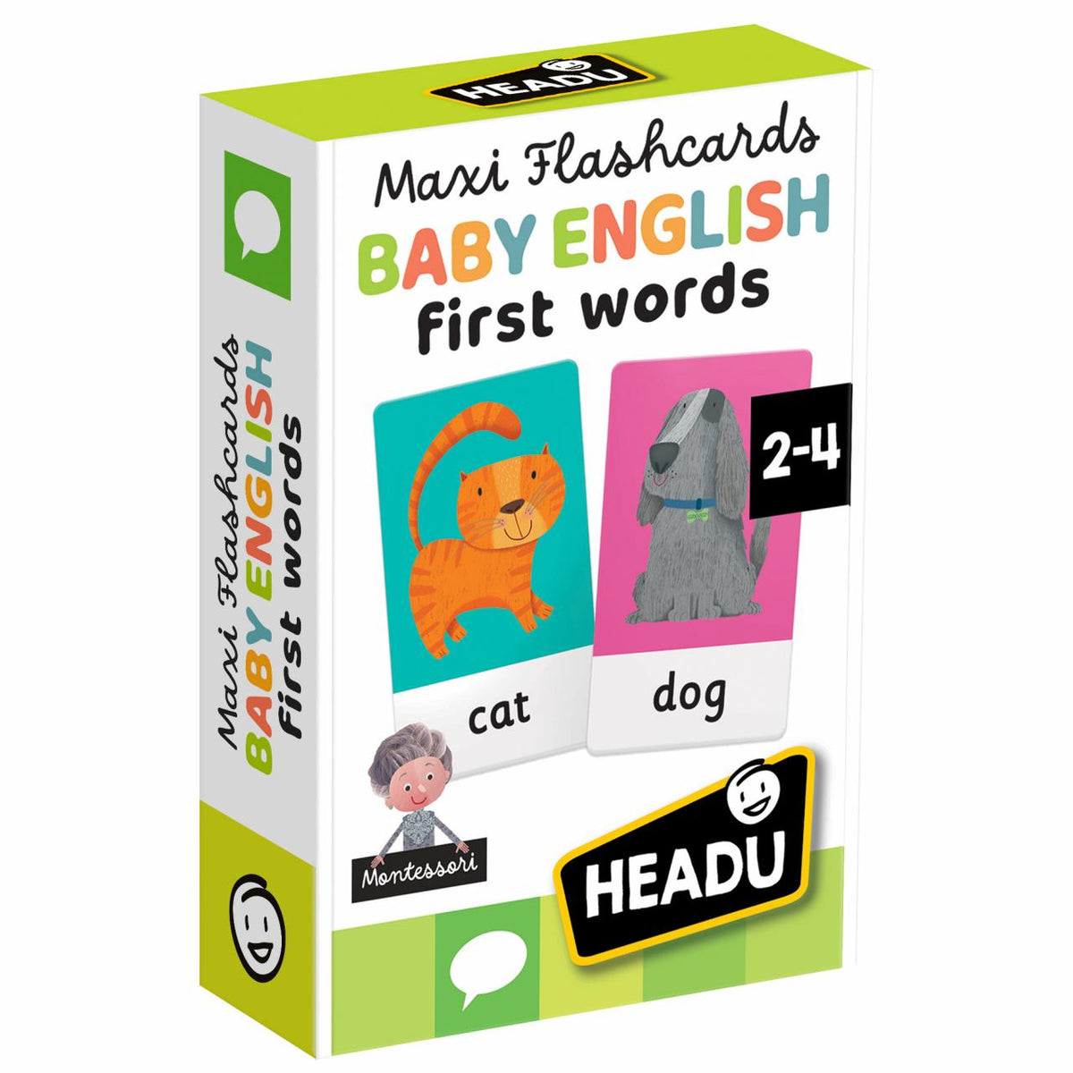 MAXI FLASHCARDS MONTESSORI BABY ENGLISH