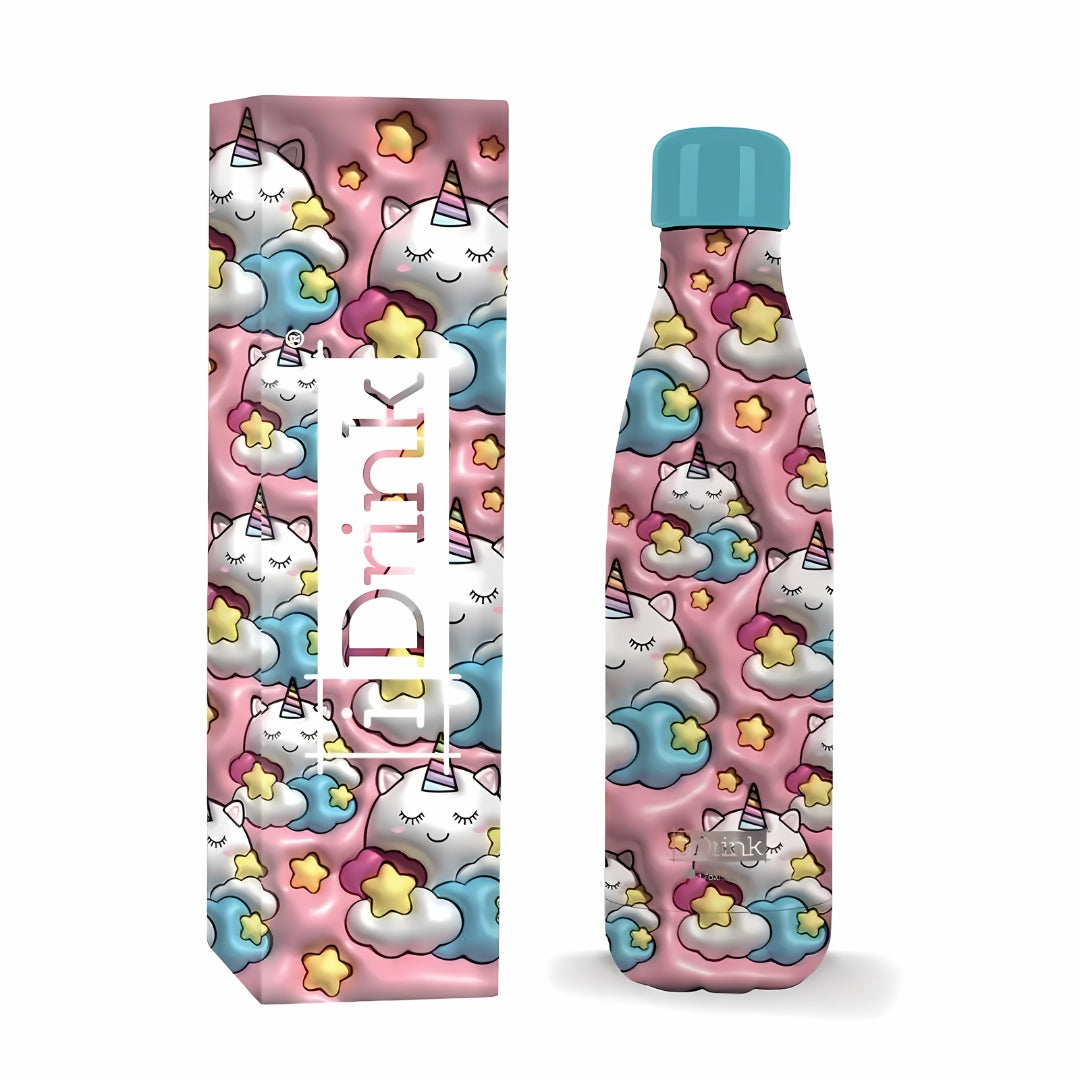 BORRACCIA TERMICA 500ML UNICORN 3D