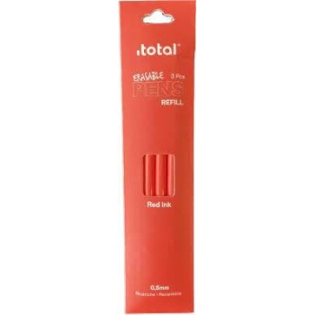 REFILL INCHIOSTRO CANCELLABILE SET 3 PEZZI ROSSO