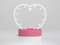 LAMPADA LED 3D FOLLOW YOUR HEART DIY