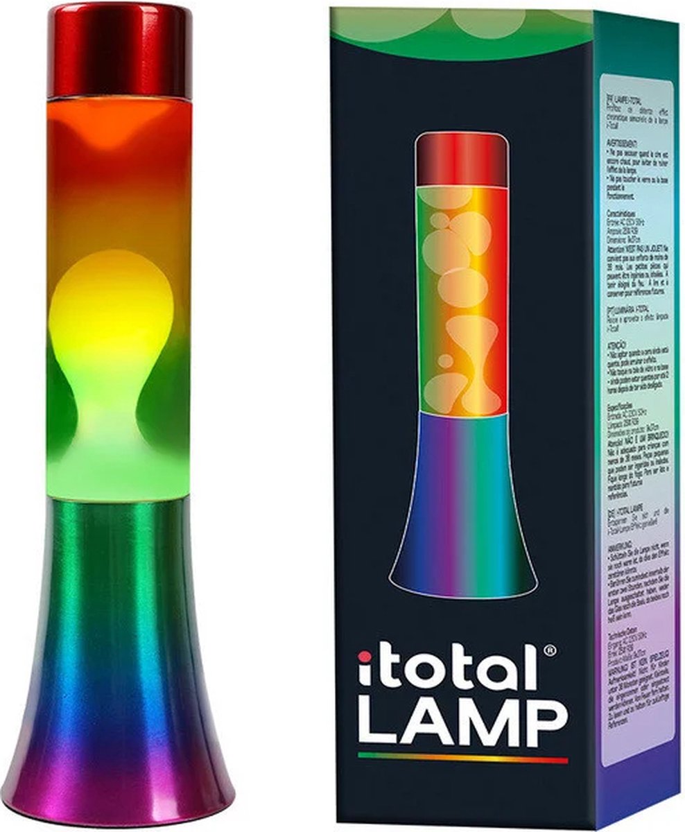LAMPADA LAVA 30 CM RAINBOW