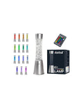 LAMPADA GLITTER GRAVITY CON LUCE CAMBIA COLORE