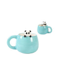 TAZZA VIN CERAMICA CON CHARM PANDASTIC