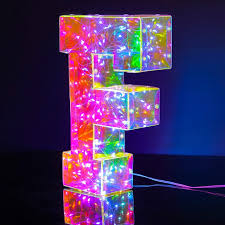 LAMPADA A LED  LETTERA F
