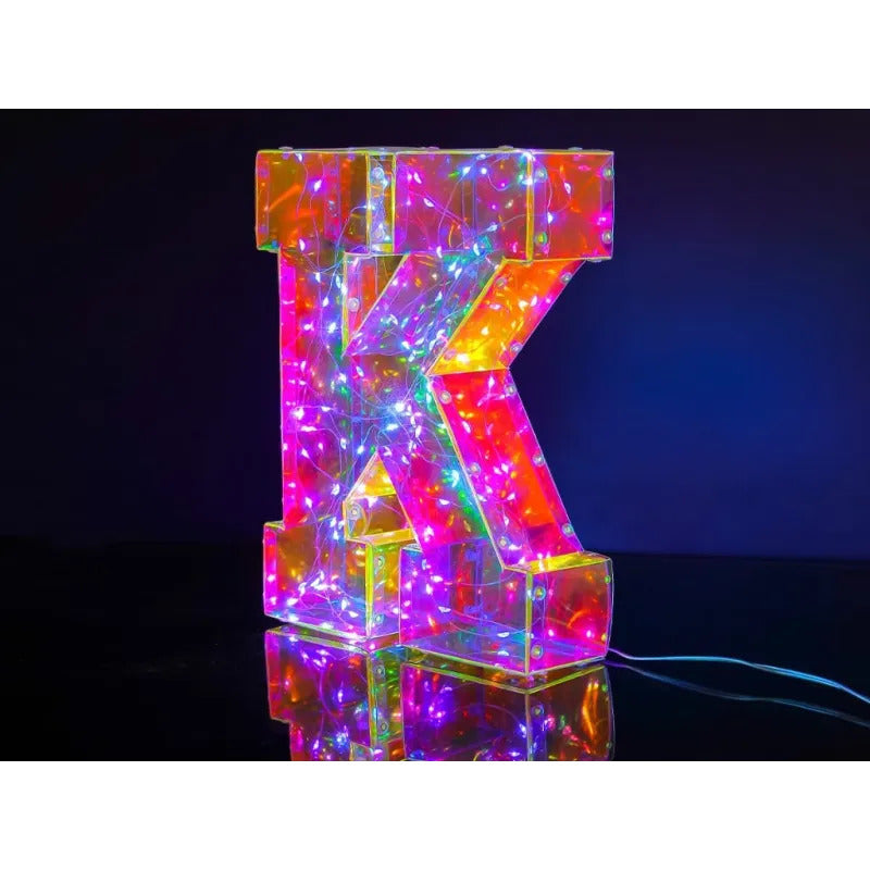 LAMPADA A LED LETTERA K