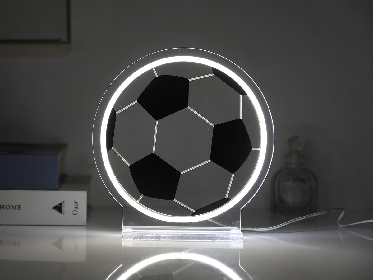 LAMPADA INSEGNA LED PALLA DA CALCIO