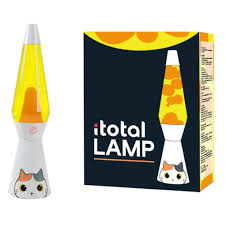 LAMPADA LAVA 36 CM ORANGE CAT