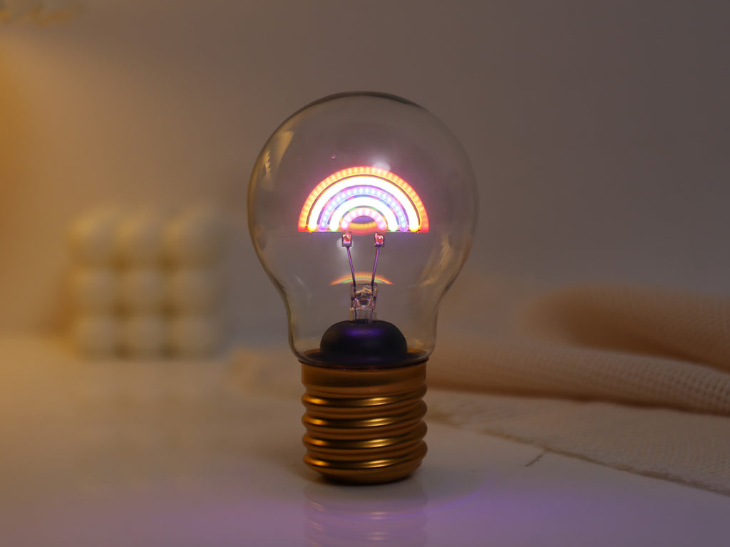 LAMPADA A FORMA DI LAMPADINA RAINBOW