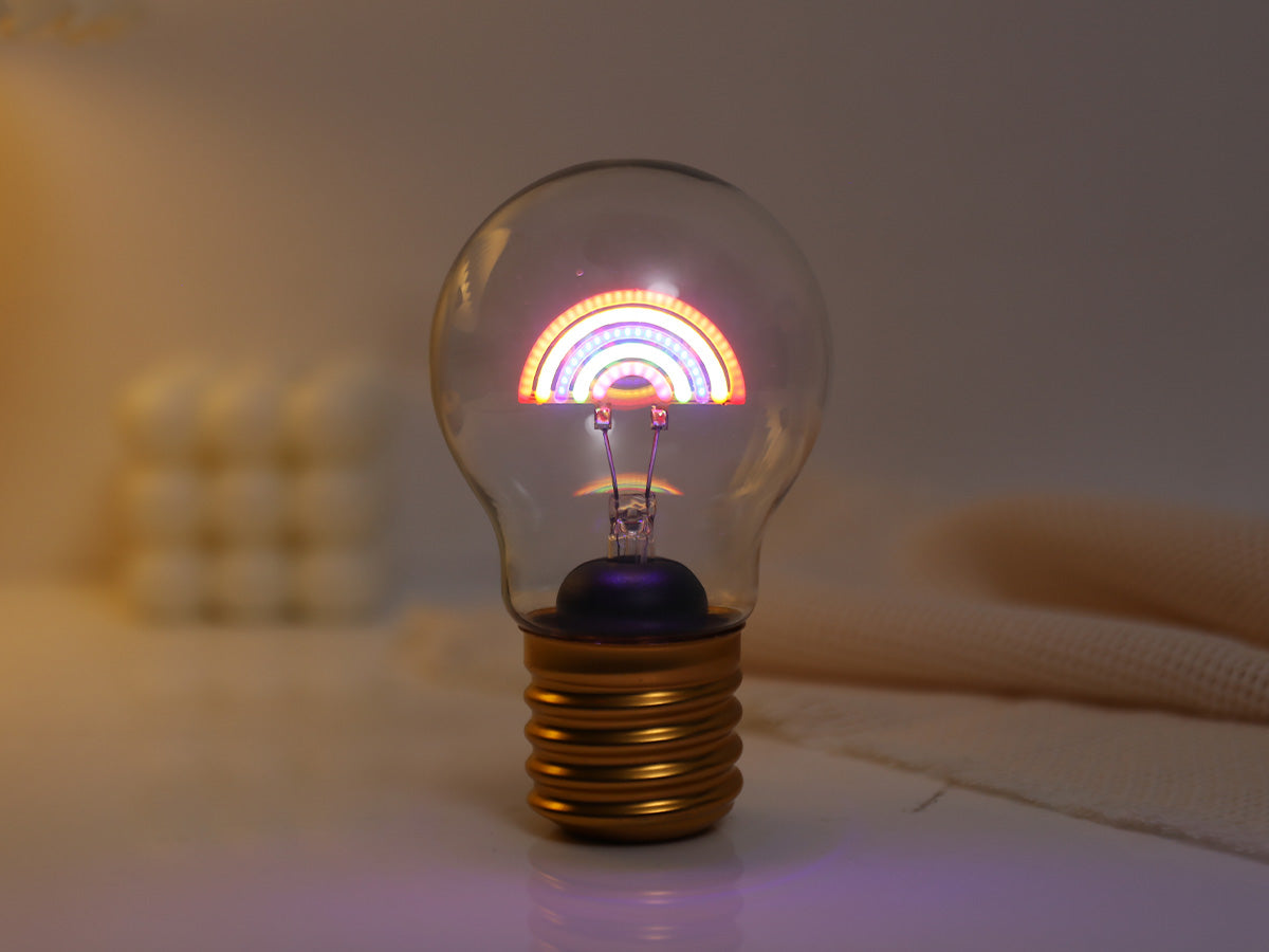 LAMPADA A FORMA DI LAMPADINA RAINBOW