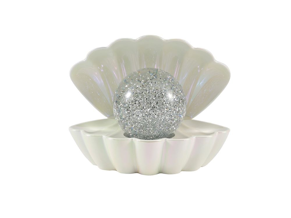 LAMPADA CONCHIGLIA BIANCO PERLA