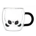 TAZZA IN VETRO PER CAFFELATTE PANDASTIC
