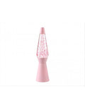 LAMPADA GLITTER SPACESHIP ROSA PASTELLO