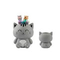 PORTAPENNE 3D GREY CAT