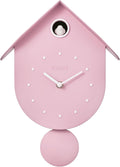 Orologio a Cucù Colorato da Parete con Uccellino ROSA PASTELLO