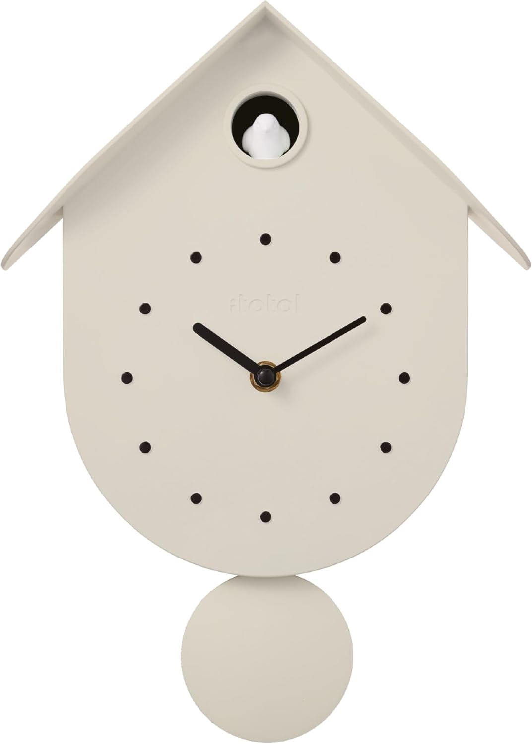 Orologio a Cucù Colorato da Parete con Uccellino PANNA
