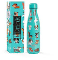 Borraccia Termica 500 ml con Stampa Cani  Acciaio Inox