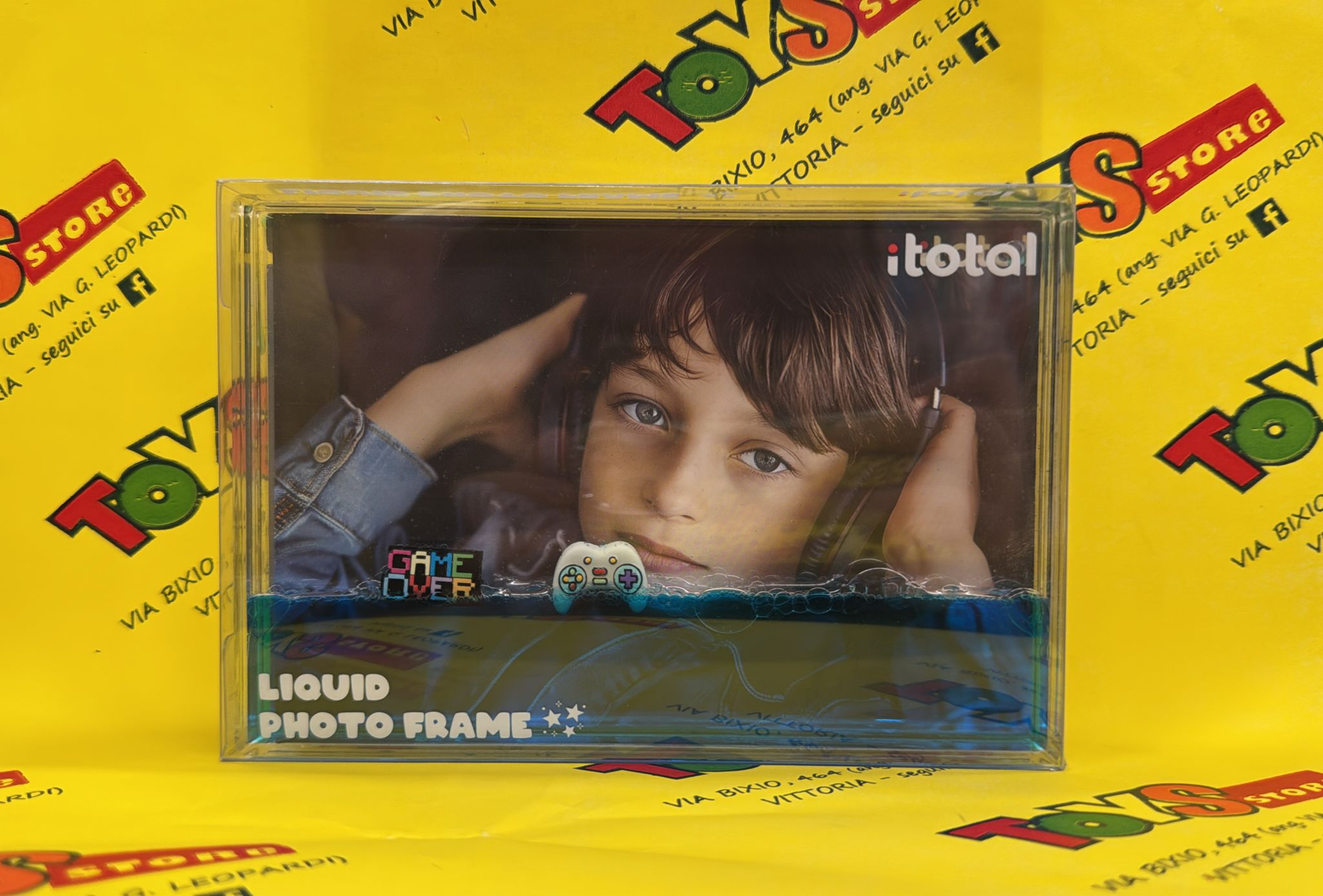 PORTAFOTO LIQUIDO GAME OVER