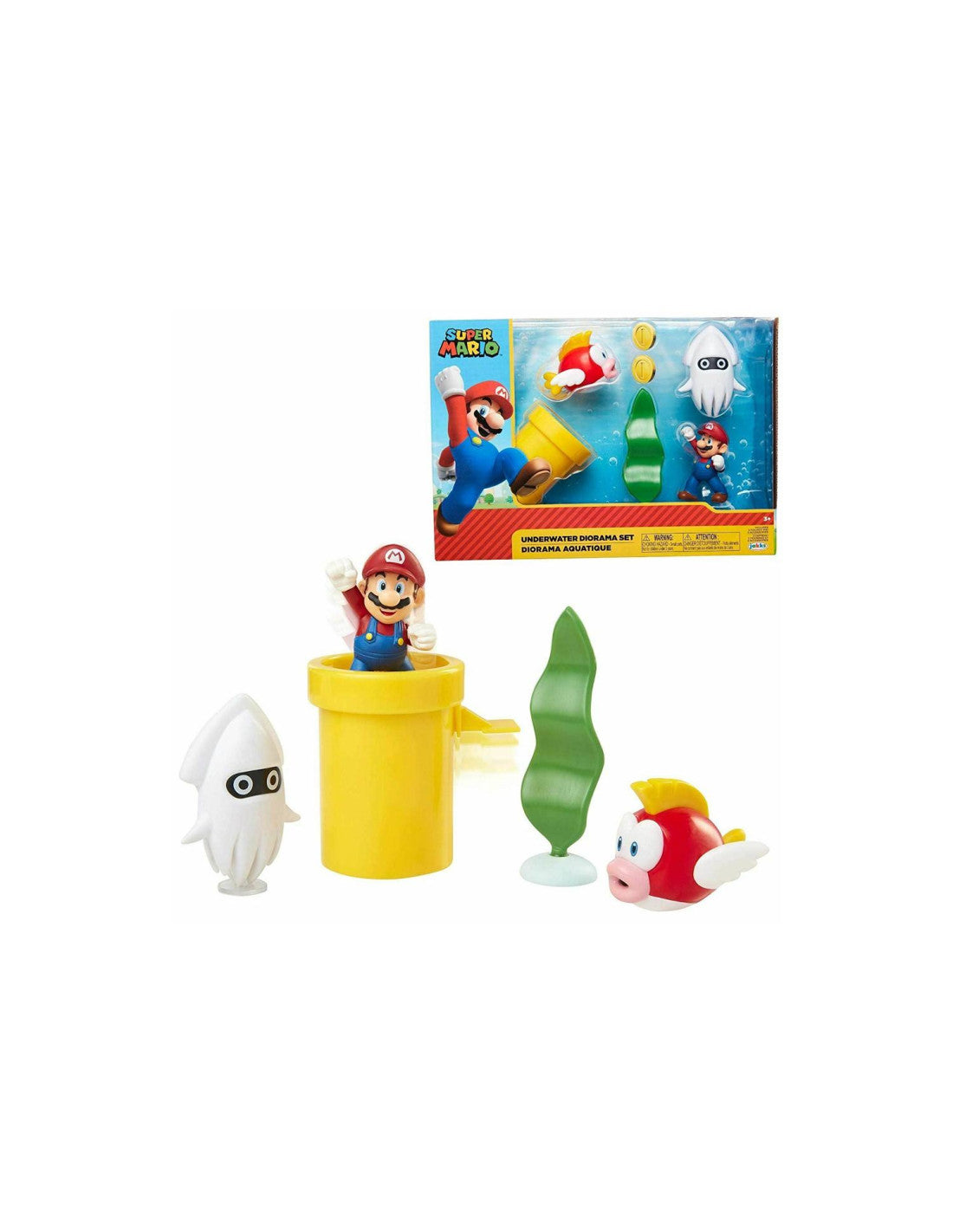 Super Mario Diorama Set Subacqueo