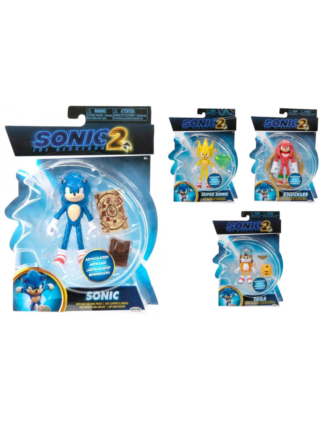 Sonic personaggi 10 cm e acces. wave 4