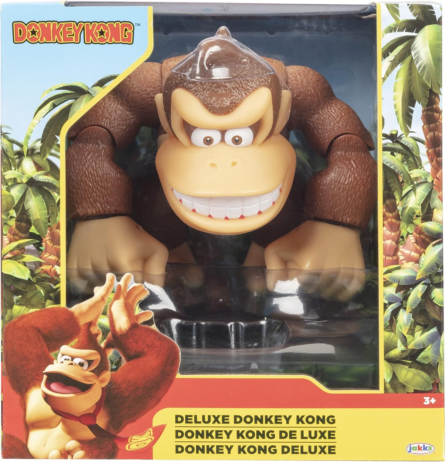 Super Mario – Action figure di Donkey Kong alta 15 cm,