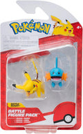 Pokémon Confezione di personaggi da battaglia: Pikachu e Hydropi, 2 figure dettagliate