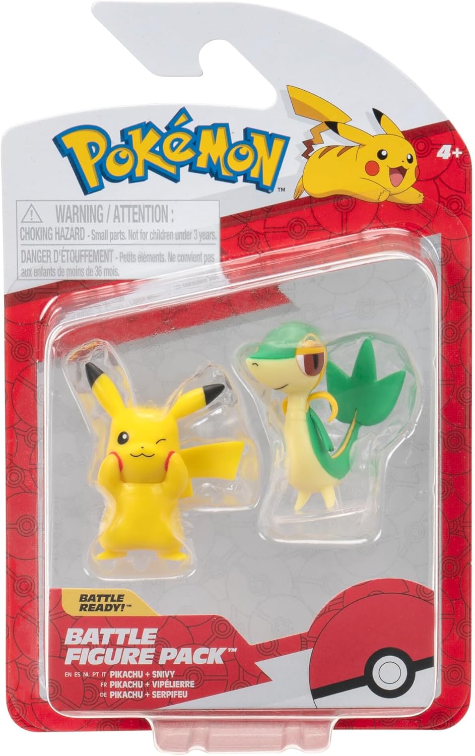 Pokémon Battle Figure First Partner 2 Pack (Snivy & Pikachu #8) W6