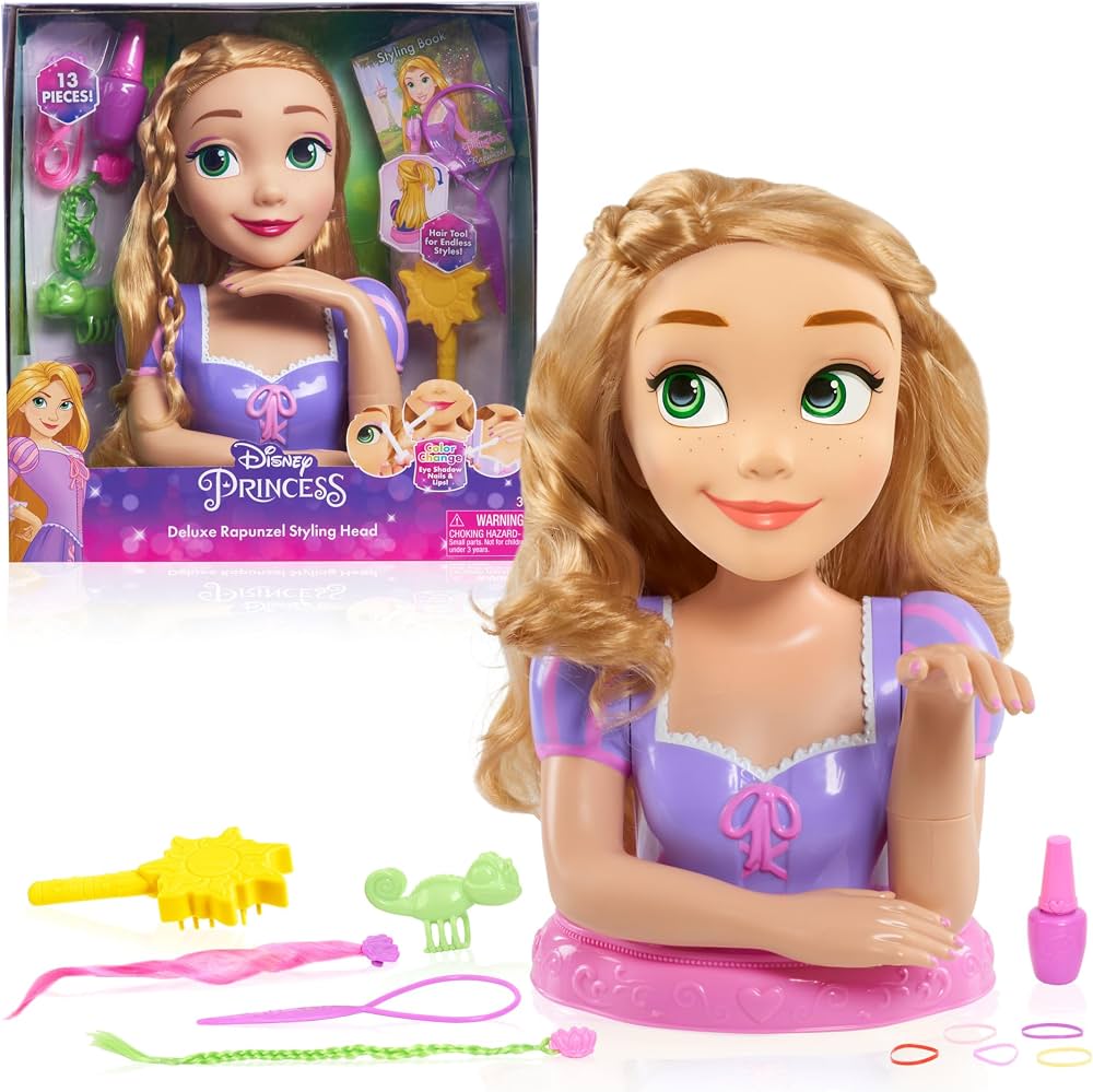 Testa di Deluxe Rapunzel da pettinare Disney Princess