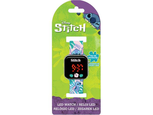 OROLOGIO LED LILO E STITCH ROSA
