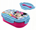 PORTA MERENDA RETTANGOLARE CON POSATE MINNIE