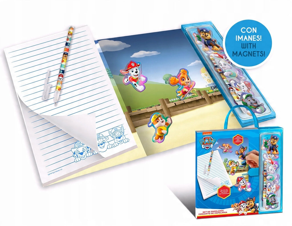 Paw Patrol set cancelleria con magnete