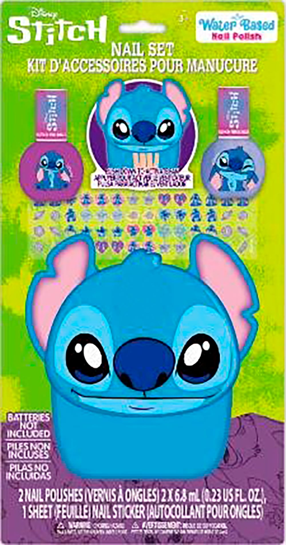 FORNETTO PER  UNGHIE CON SMALTI STITCH