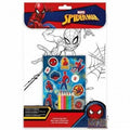 Set con Matite e Disegni da Colorare Spider-Man