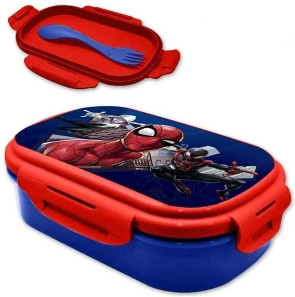 PORTA MERENDA SPIDERMAN CON POSATE