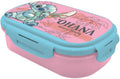 PORTA MERENDA STITCH ROSA CON POSATE