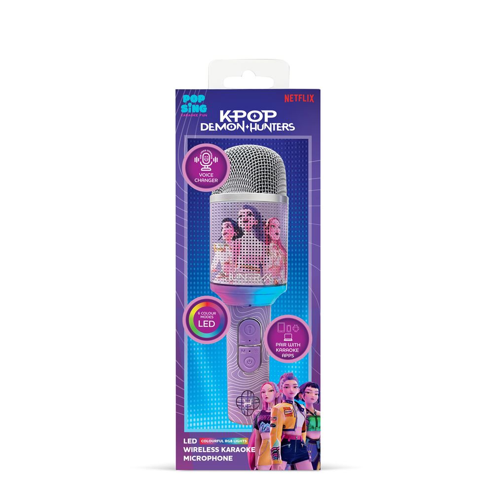 KPOP MICROFONO KARAOKE DELUXE BLUETOOTH CON LUCI