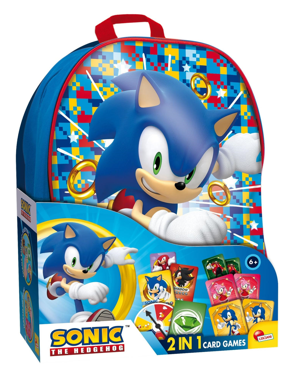 Sonic 2 in 1 Card Games in a Backpack