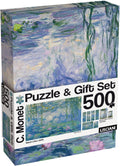 Monet puzzle 500PZ & gift set art water lilies