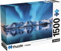Puzzle + poster Aurora Borealis 1500