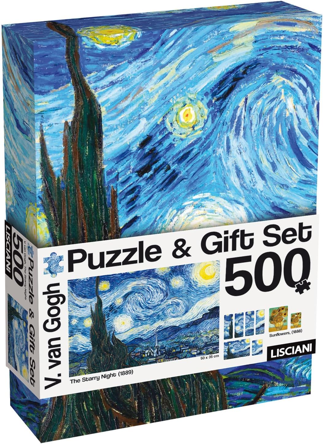 Van gogh puzzle 500PZ & gift set art the starry night