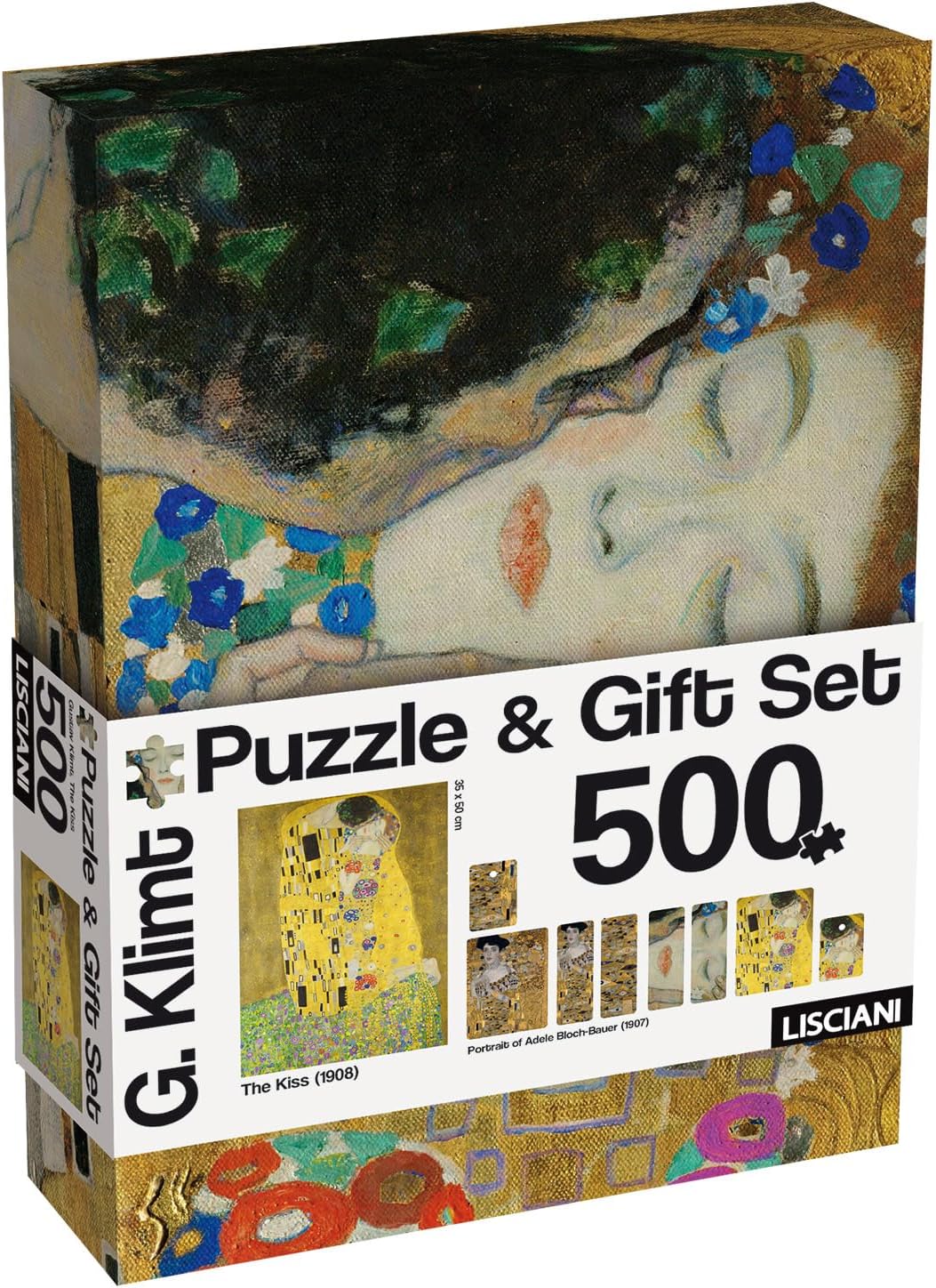 Klimt puzzle 500PZ & gift set art the kiss