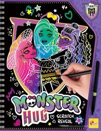 MONSTER HIGH SKETCHBOOK MONSTER HUG SCRATCH REVEAL