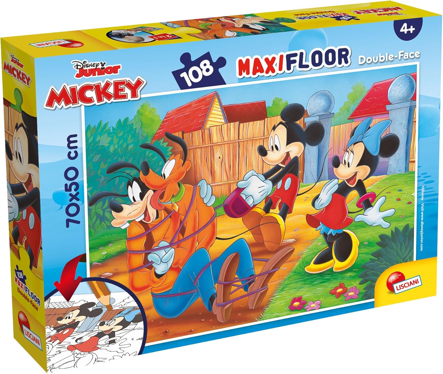 PUZZLE 108PZ  double face Mickey Mouse