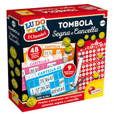 TOMBOLA SEGNA CANCELLA 48 CARTELLE 56996