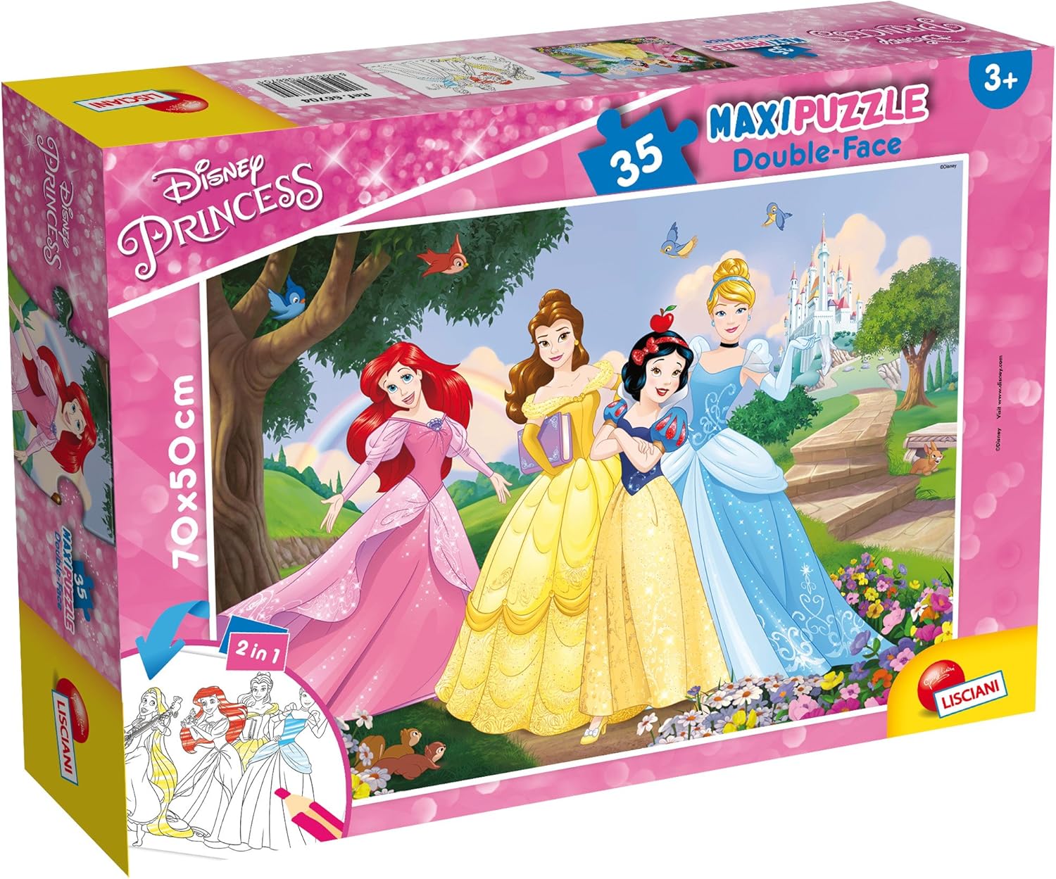 DISNEY PUZZLE MAXI FLOOR 35PZ PRINCIPESSE