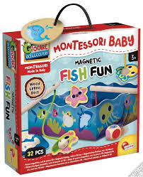 MONTESSORI BABY MAGNETIC FISH FUN IN LEGNO 98354