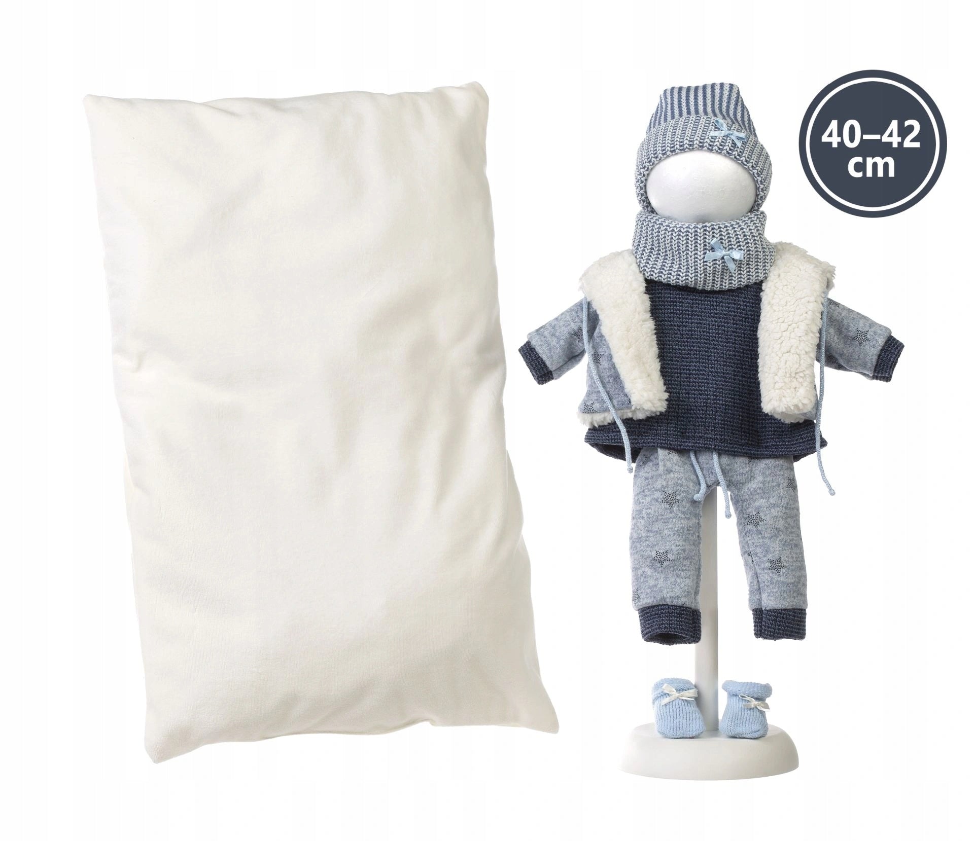 Abito Tutina Azzurra con Cappello e Cusc