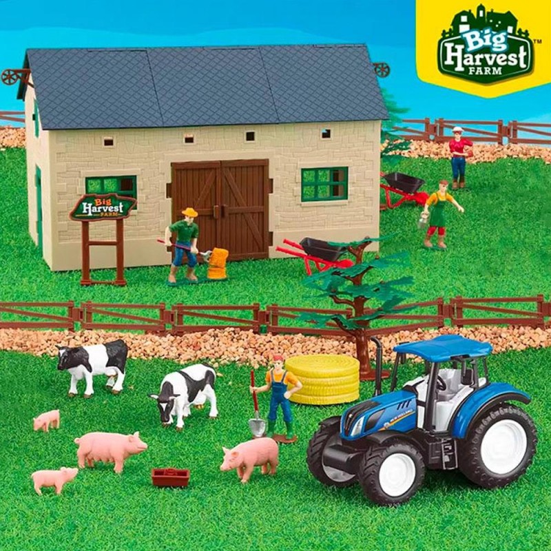 New Holland Fattoria Trattore e Animali playset miniature