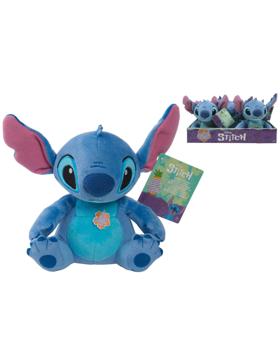 STITCH 15CM PELUCHE PROFUMATO CON VOCE