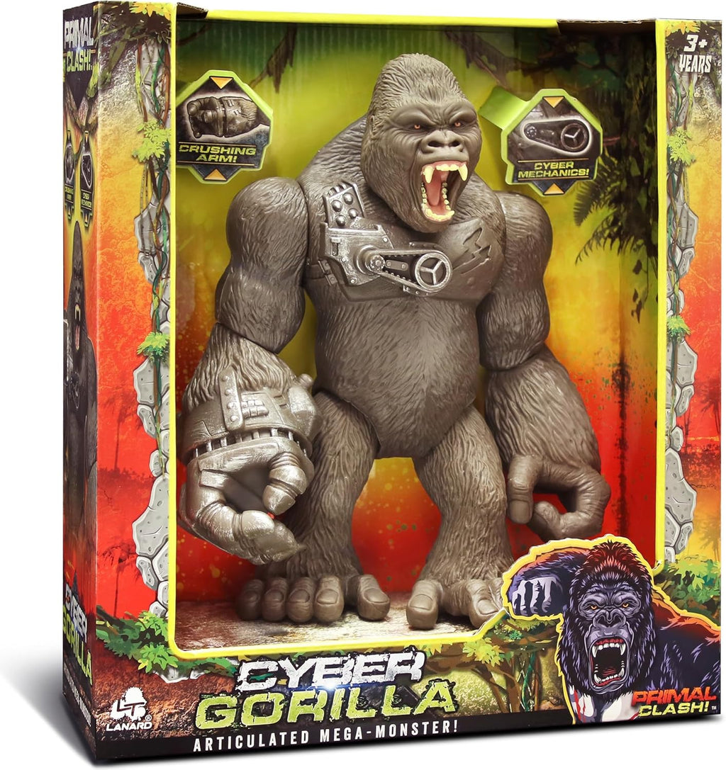 JURASSIC CLASH CYBER GORILLA ARTICOLATO